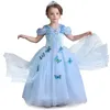 Meninas vestidos de princesas Faculdade de Natal Fantas para crianças roupas de fantasia Ball desgaste 230329