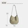 Evening Bags Vintage Brand Shoulder Women Luxury Designer Handbag And Purses 2023 In PU Material Hobos Shape High Quality Sling Bag