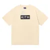 Camisetas masculinas de grife Kith camisas masculinas femininas Camisetas grandes de manga curta soltas respiráveis Confortáveis camisetas masculinas tamanho S-XL