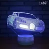 Night Lights Bridge Car Led Light 7 Color Change 3D Lamp Creative Activity Gift Anpassat litet bord
