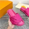 2023 Designer klassische Herren- und Damenhausschuhe Modetrend Gummisohle Paarschuhe Luxuriöser Slide-Druck Fashion Slide Schwarz