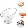 Bowls Bowl Salad serverar fruktbordsartiklar Behållar Glas Snack Noodle Soup Mixing Dish Party ClearDessert Transparent aptitretare