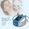 Équipement RF 5 niveaux 1 MHz Bio Pen T6 Partition de massage électrique soins de la peau Massage lifting Lifting électrique de la peau Blue Light EMS Réduction des rides Resserrement de la peau