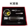 Hookah pijp nectar collector kit met titanium tip nagel kwarts tip 10 mm alle begeleidende mini -glazen pijp micro nc set
