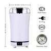 Mills Mini Electric Coffee Grinder Мощный кафе травяные орехи травы зерна перец табачная специя мельница фасоль 230329