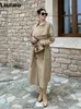 Płaszcze damskie Lautaro Spring Autumn Ogół duży chłodny płaszcz dla kobiet raglan rękawów podwójnie piersi w stylu brytyjskim moda 230329