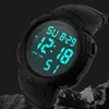 Нарученные часы Top Brand Fashion Водонепроницаемые мужские мальчики LCD Digital Spustwatch Date Rubber Sport Wrist Watch The Ristech часы подарок#10#10