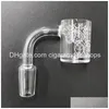 Andere rookaccessoires 100% echte kwarts banger 14 mm mannelijke vrouwelijke Scpture voor Dab rig bong drop levering home tuin huishouden sundr dhajl