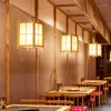 Hanglampen Japanse stijl Room Inn BB Tea House Tatami Wood Sheepskin Chandelier Sushi Restaurant