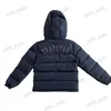 Vestes pour hommes hiver mode Trapstar noir manteau en coton pour hommes épaissi amovible chapeau sport coton manteau polyvalent T230329