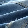 Giacche Primavera e Autunno Neonate Cappotti di jeans Ricami di fiori Moda Capispalla per bambini Cappotto Giacca casual per bambini 230329