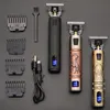 Hair Clippers 2022 T9 0mm Professional Clipper Electric Rechargeable Men Shaver Beard Trimmer Barber Cut Cutting Machine315S
