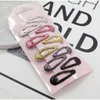 Hair Accessories 10pcs Snap Clips for Girls Clip Pins BB pins Color Metal Barrettes Baby Children Women Styling 230328