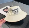 ワイドブリム帽子バケツ帽子desingersバケツ帽子luxurys wide brim hatsソリッドカラーレターサンハットファッションキャップ