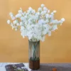 Fleurs décoratives 5Pc Artificielle Branche De Pois Fleur De Soie Pour La Maison Salon Décoration De Noce Arrangement Pography Props