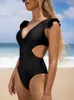 Traje de baño para mujer In-X Traje de baño negro sólido sexy Mujeres Push Up Traje de baño Traje de baño conjunto biquini feminino trajes de baño mujer 230328