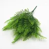 Decoratieve bloemen 42 cm kunstmatige planten eucalyptus gras plastic varens groene bladeren nep bloemplant huwelijk woning decoratietafel decor