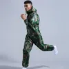 Vêtements de pluie Imperméables Combinaison imperméable à capuche pour hommes et femmes Fission Rain Suit Hooded Paint Spray Unisex Raincoat Workwear Safety Suits 230329