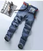 Jeans masculinos Solee Brand Male Jeans Men Jean Homme Denim calça folgada calça de moto de moto de moto