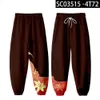 Calças masculinas Genshin Impact Kaedehara Kazuha 3D Pants esportes de esportes legais homens calças de chegada direta Streetwear 230329