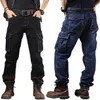 Jeans masculinos Men jeans solto calças de carga reta Casual Algodão de algodão masculino Seasiths de moda masculino Men e roupas 230329