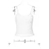 Damestanks ZOCTUO ZIE door sexy Y2K -kleding Backless Vintage Crop Top Vrouwen 2023 Zomerkant Streetwear Vakantie Koreaanse camis