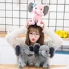 Plüschpuppen Elefant Plüschtier Babyzimmer Dekorative Stoffpuppe zum Schlafen 25cm Kawaii Tier Kinder Plüschtier Rosa Grau Puppe 230329