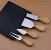 30 set di utensili per formaggio con manico in legno Set di strumenti per la cottura di coltelli da formaggio in scatola nera