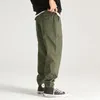 Men's Jeans Amikaji Casual Multi-Pockets Cargo Pants Men Workwear Versatile Loose Joggers Streetwear Cotton Thermal Trousers For Man