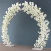 Dekorativa blommor högkvalitativa konstgjorda silkekryptering Färgglada körsbärsblommor för bröllopsdekoration Hem bord prydnad 10 datorer