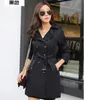 Women's Trench Coats Spring And Autumn 2023 Women'S MidLength Coat TieIn Jackets British Style Coat'S Clothing 230329