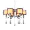 Lampes suspendues Lustres Cristaux De Verre Lumière Pour Salle À Manger Pendentifs En Cristal Lustre Fumé ModernePendentif