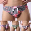 Underpants Men Beach Swim Briefs Mid-rise Camouflage Print Swimwear Swimsuit Bikini Sexy Man Swimming Pool Trunks A50