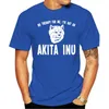 Men's T-skjortor Akita Inu Original Presente Elegante Camiseta 2023 T-shirt Cotton (S-5XL)