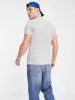 Business Gentleman högkvalitativ pikétröja Custom Cotton Stripe Color Byxor Little Bear Print T-shirt s-3XL