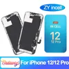 ZY Incell для iPhone 12 12 Pro LCD -экран 12p Oled Display Touch Digitizer Assembly замена