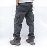 Men's Pants Men's Outdoor Cargo Military Tactical Workout Straight Long Trousers Cotton Outwear Casual Multi Pocket Baggy