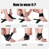 Ankle Support 1 PC Sport Ankle Stabilizer Brace Compression Ankle Support Tendon Pain Relief Strap Foot Sprain Injury Wraps Running Basketball 230328
