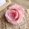 10 CM Artificielle Rose Fleur Têtes Flanelle rose Fleur décoration murale Pour Mariage Décoration Fond Mur anniversaires Saint Valentin ou DIY