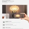 Wandleuchte Moderne Muschelförmiges Licht Luxus Glas Kristall Lampen El Nachttisch Schlafzimmer Wohnzimmer Leuchte