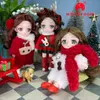 Bebek gövdeleri kızlar için parçalar oyuncak bjd mini s anime kız Noel hediye bebek vücut 3d büyük gözler güzel diy oyuncaklar kıyafetler giyinme 112 230329