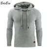 Herren Hoodies Sweatshirts BOLUBAO Herren Plaid Hoodies Einfarbiges Kapuzen-Sweatshirt Trainingsanzug Casual Sportswear American Style Trendy Brand Hoodies Male 230329