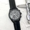 Armbanduhren für Herren 2023 Neue Herrenuhren 43mm Fünf Nadeln Alle Zifferblätter funktionieren Quarzuhr Top Luxusmarke Lederband Herrenmode SEA Europe Designer Omeg Uhren