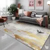 Tapijt Moderne lichtgewicht luxe woonkamer decoratie groot gebied tapijt lounge tapijt abstract tapijt slaapkamer non -slip wasbare vloer mat 230329