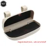 Sunglasses Cases Bags 1PC Glasses Holder Magnetic Car Sun Visor Glasses Case Organizer Sunglasses Box Holder Visor Sunshade Car Holder For Glasses J230328