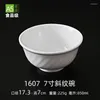 Bowls Melamine White Small Bowl Rice Soup Imitation Porcelain Breakfast Porridge