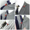 Brosches 1pc mode legering blomma lapel pin broche unisex korea mäns kostymer skjorta kostym krage spännnål knappklipp