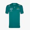 Мужские футболки Aston Martin Официальные гоночные водители Tshirts Fernando Alonso 14 и ездят на 18 лет из Испании 230329