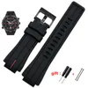 Bracelets de montre bracelet de montre en caoutchouc de haute quantité pour timex WATCHT2N720 T2N721 TW2T76300 bracelet de sport en silicone étanche noir 24*16mm 230328