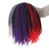 Terrette sintetiche da 18 pollici Marley Braids Extension Color #4 Cuban Twist Afro Kinky Marley Braiding Hair